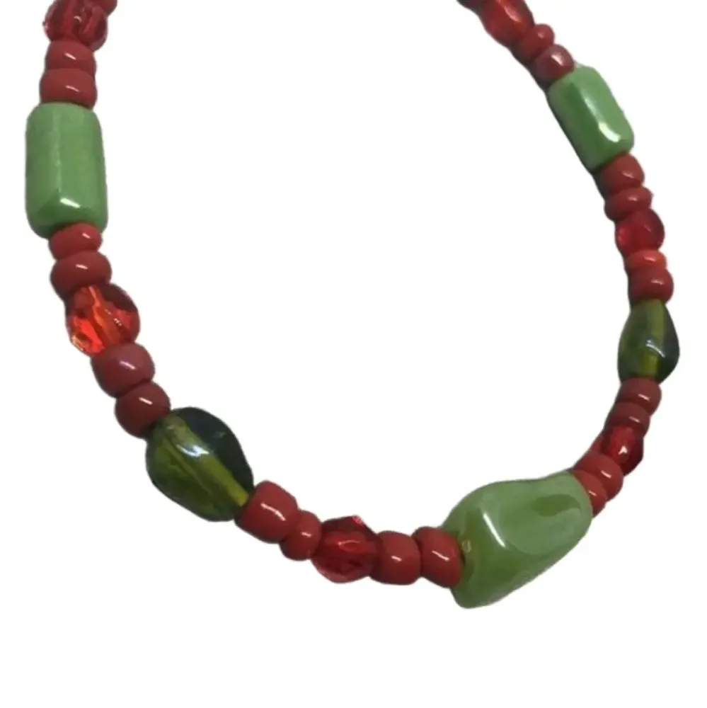 ARTISAN handcrafted handmade 925 sterling silver beaded bracelet boho layering.